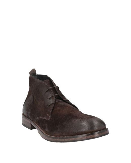 Moma Brown Ankle Boots Leather for men