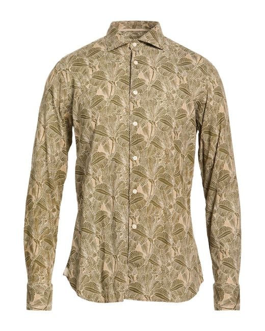 Tintoria Mattei 954 Green Shirts for men