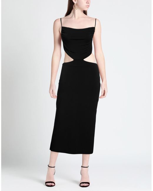 Melissa Odabash Black Midi Dress Pes