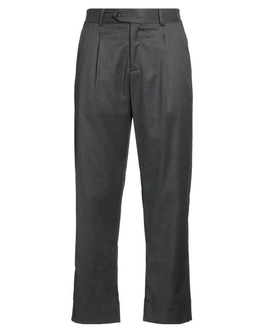 Gaelle Paris Gray Trouser for men