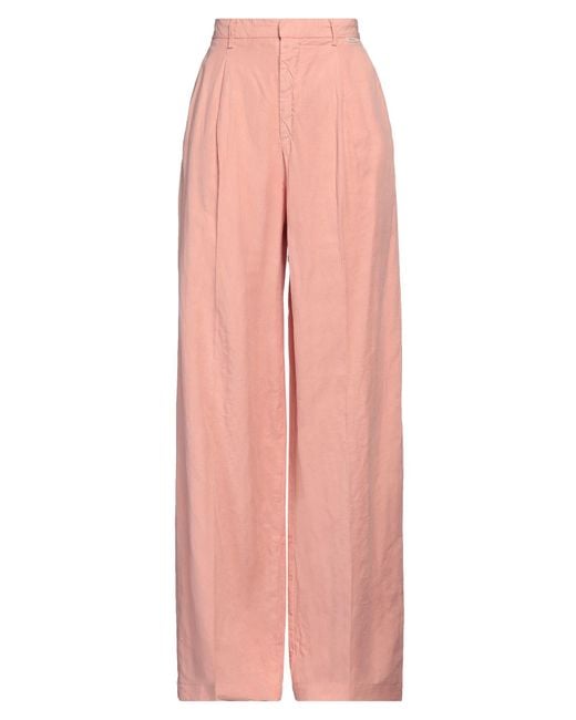 Roy Rogers Pink Pants Lyocell, Linen, Cotton
