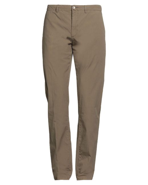 Siviglia Gray Pants Cotton, Elastane for men