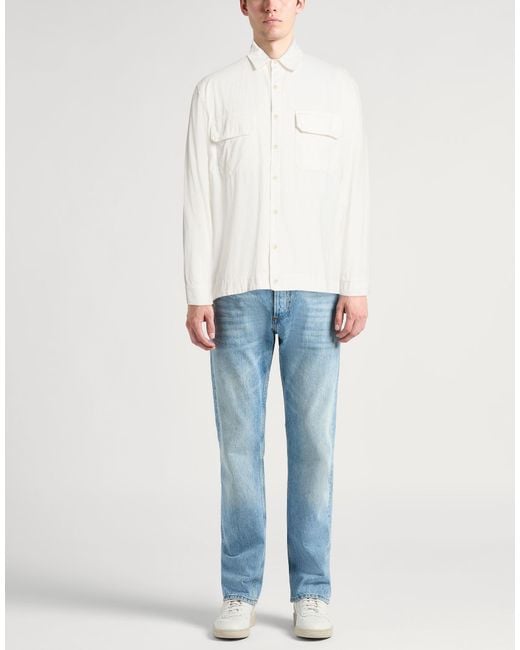 Camicia di Crossley in White da Uomo