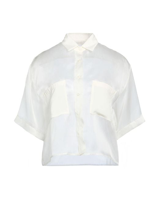 Mazzarelli White Shirt Silk