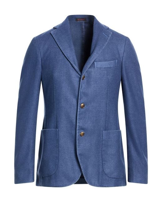 The Gigi Blue Blazer Virgin Wool, Polyester for men