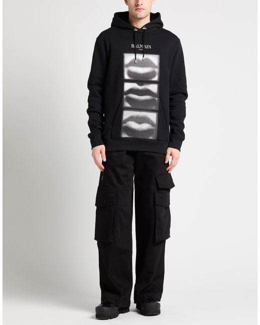 Balmain Black Sweatshirt for men