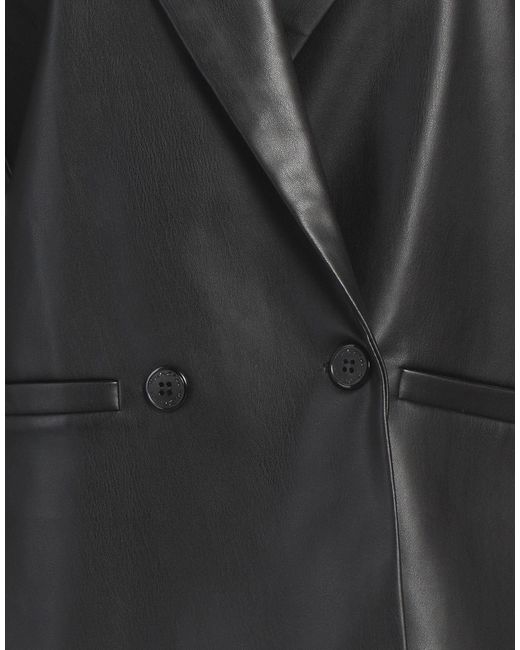 Manila Grace Black Blazer Polyester, Polyurethane