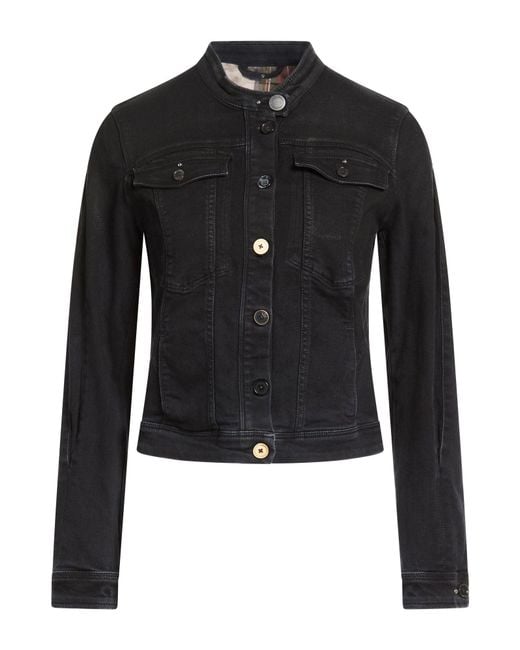 High Black Denim Outerwear