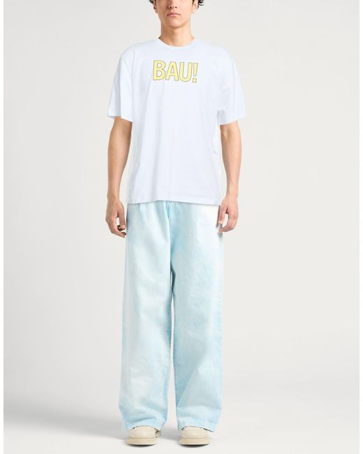 MSGM White T-Shirts for men