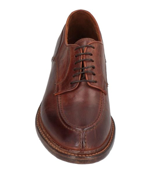 LEMARGO Brown Lace-Up Shoes Leather for men
