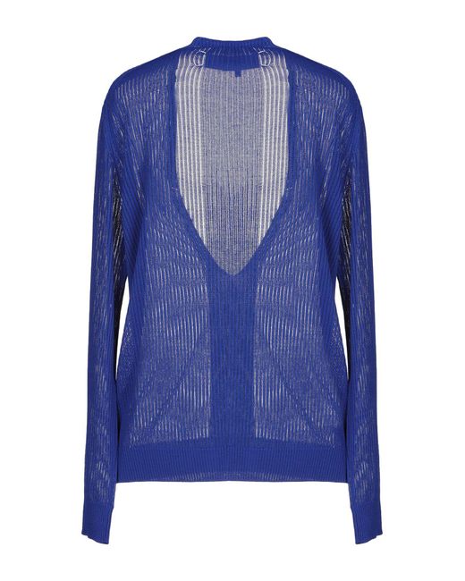 Maison Margiela Synthetic Sweater in Bright Blue (Blue) - Lyst