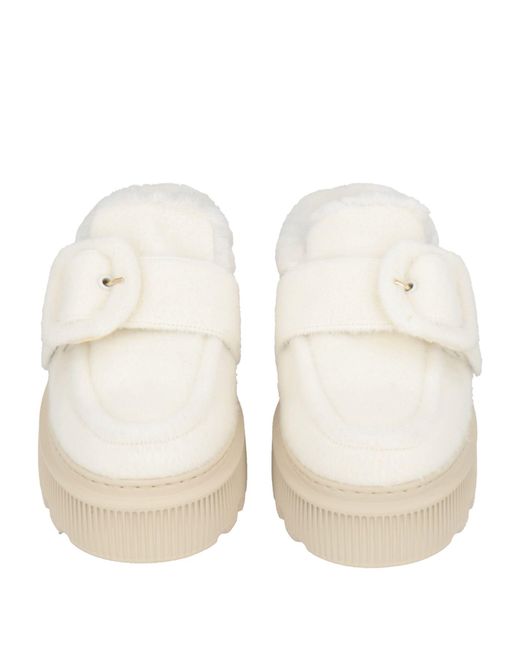 Santoni Natural Mules & Clogs