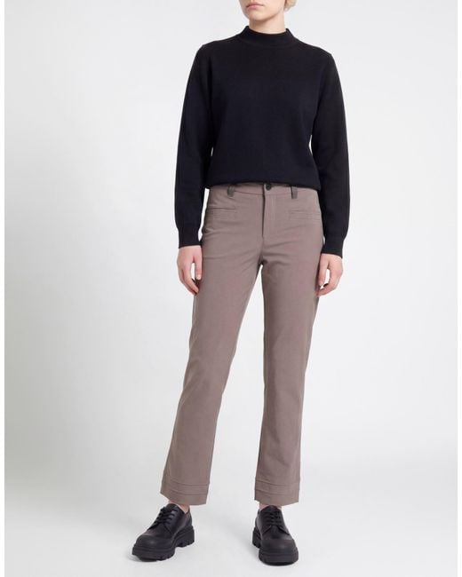 High Gray Pants Nylon, Elastane