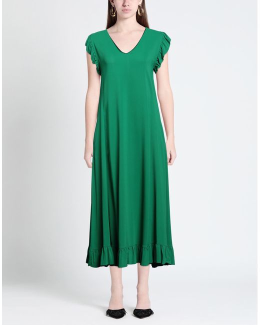Twin Set Green Maxi Dress