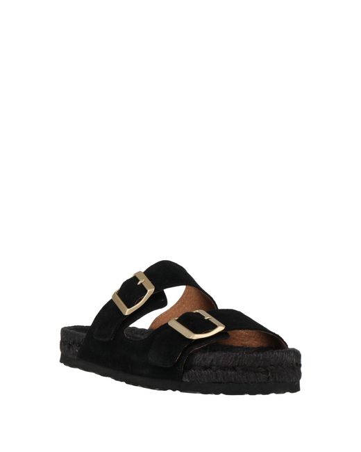 ALEX RIVIÈRE STUDIO x MANEBÍ Espadrilles Leather in Black | Lyst UK