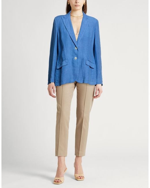 120% Lino Blue Blazers