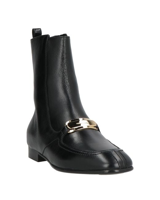 Ferragamo Black Ankle Boots