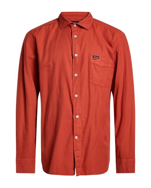 Camicia di Façonnable in Red da Uomo