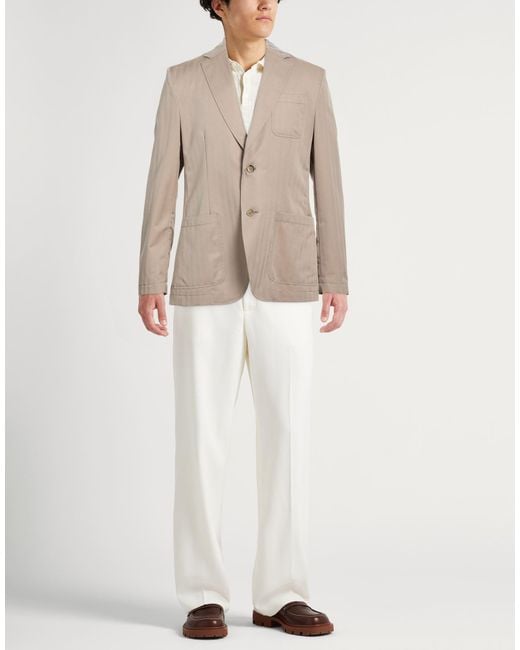 Paoloni Natural Blazers for men