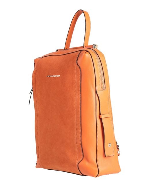 Piquadro Orange Backpack