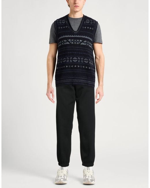 Jack & Jones Black Pants Studio Pants Cotton, Polyester for men