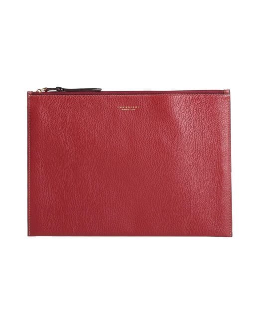 The Bridge Red Handbag Leather