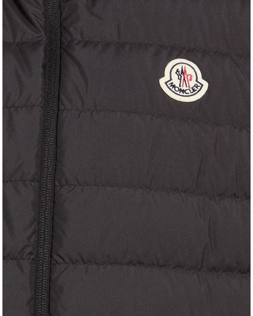 Moncler Black Vest Polyester for men