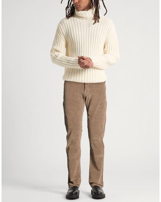 Moorer Natural Pants Cotton, Elastane for men