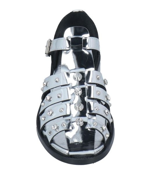 Sandro White Sandals