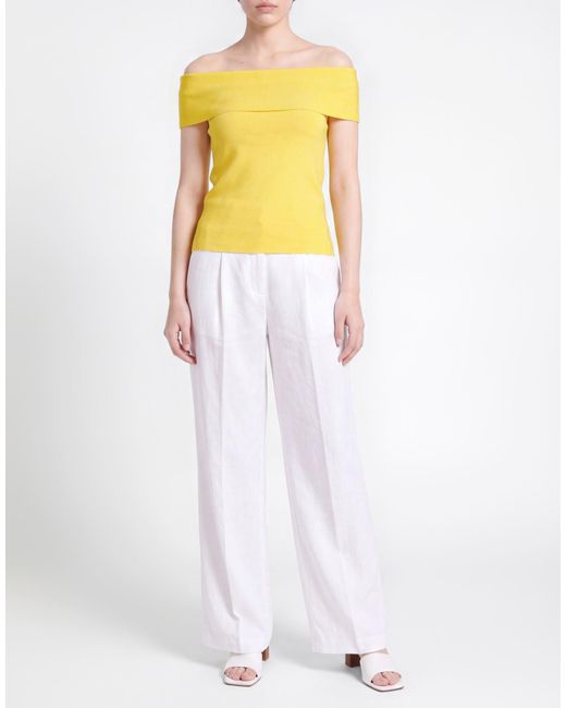 Fabiana Filippi Yellow Sweater Viscose, Polyester