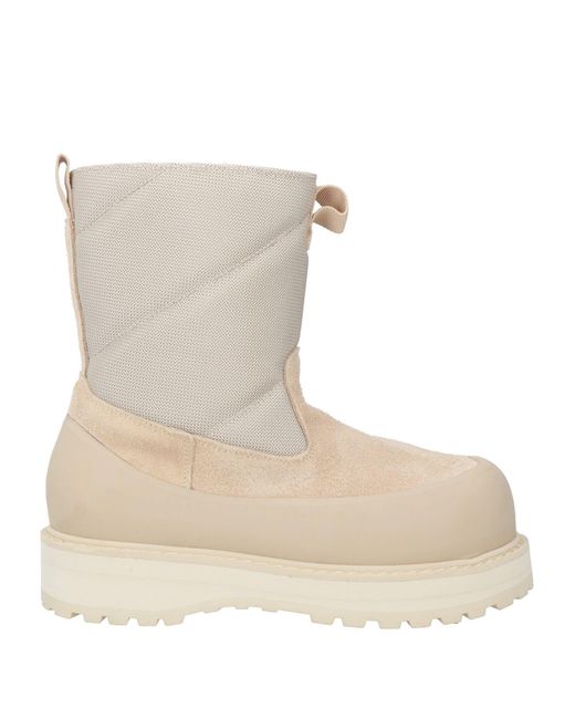 Diemme Natural Ankle Boots Leather, Textile Fibers for men