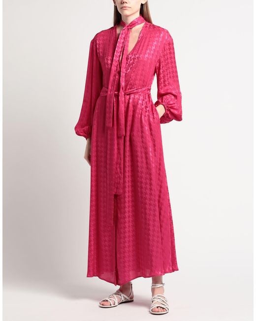 MSGM Red Maxi Dress