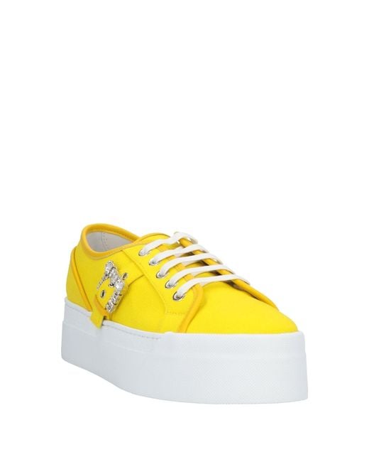 Sergio Rossi Yellow Sneakers