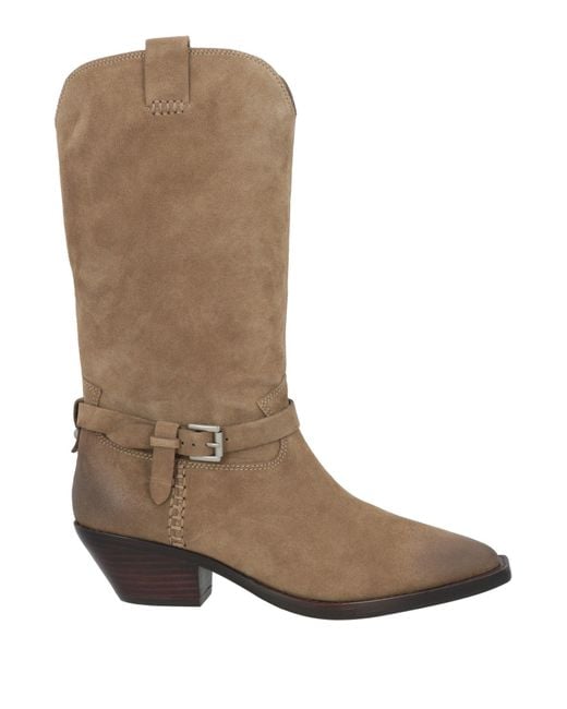 Botines de caña alta Ash de color Brown