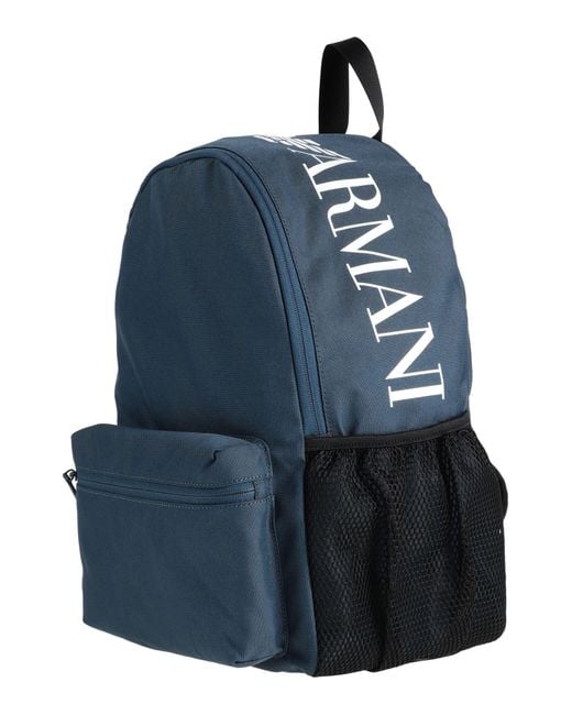 Emporio Armani Backpack in Slate Blue (Blue) for Men - Lyst