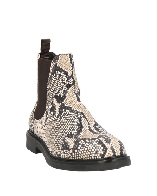 Axel Arigato Brown Ivory Ankle Boots Leather
