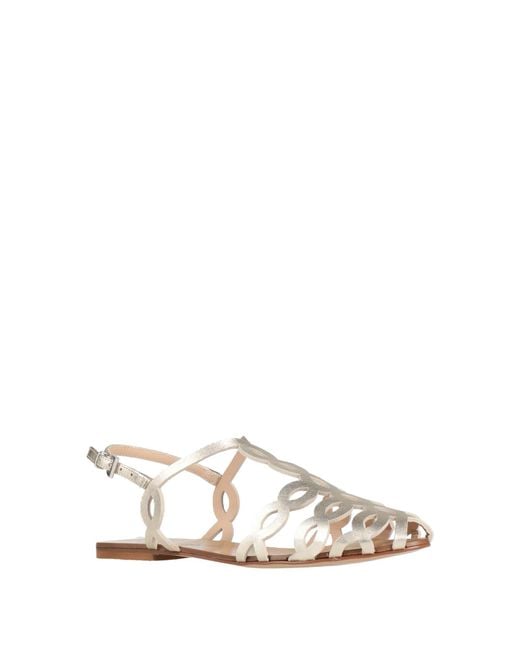 Anna F. White Sandals