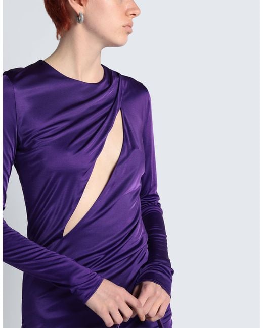 Versace Purple Mini Dress