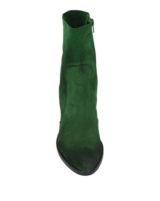 Strategia Green Ankle Boots