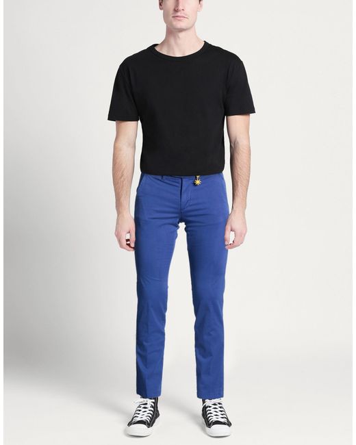 Manuel Ritz Blue Trouser for men
