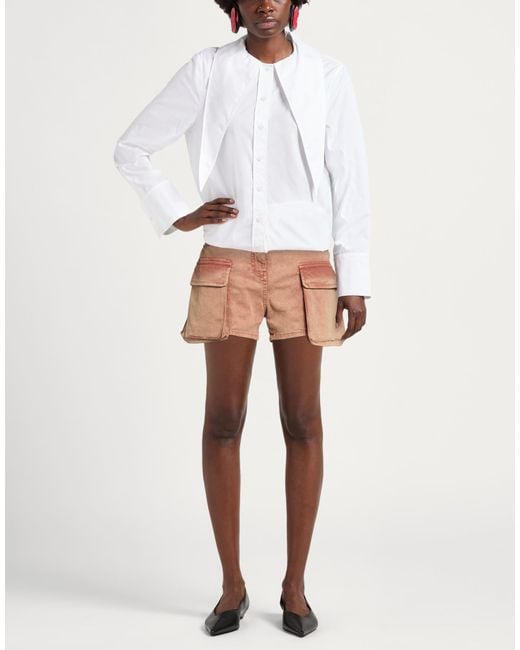 Pinko Pink Denim Shorts