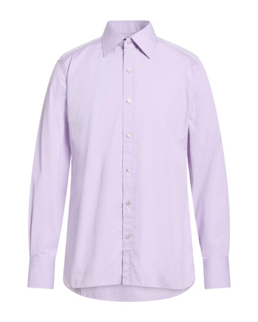 Tom Ford Purple Lilac Shirt Cotton for men