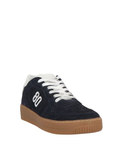 Be980 Blue Sneakers Leather for men