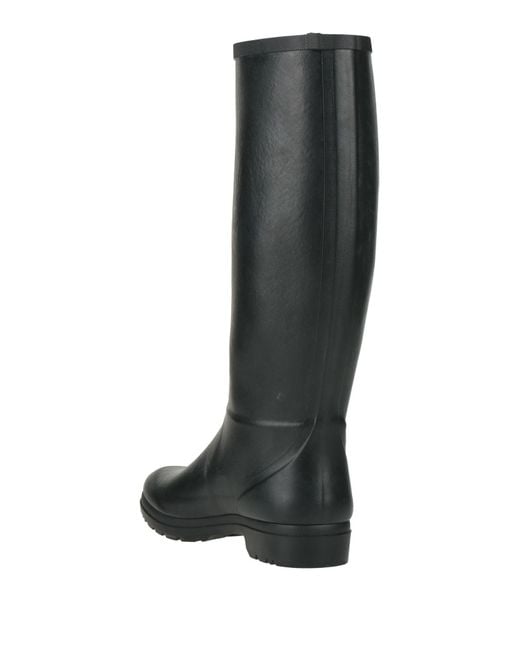 Céline Black Boot Rubber