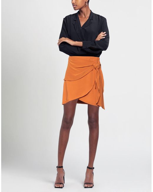 FEDERICA TOSI Orange Mini Skirt