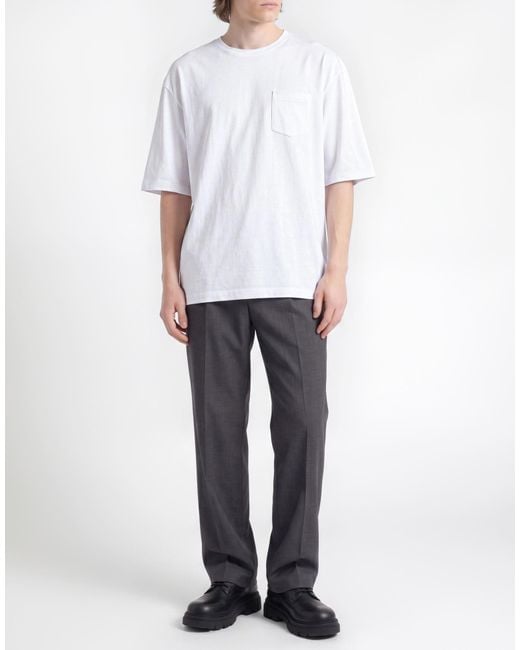Officine Generale White T-Shirt Cotton, Modal for men