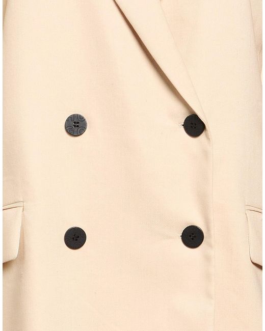 HUGO Natural Sand Blazer Polyester, Linen, Viscose, Elastane