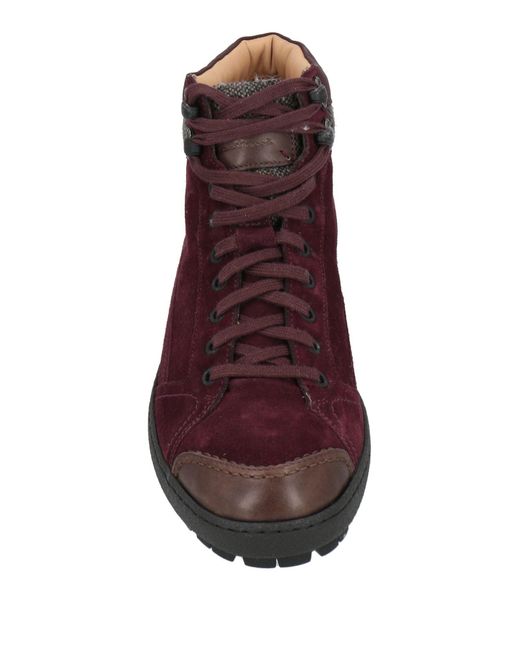 Santoni Brown Ankle Boots for men