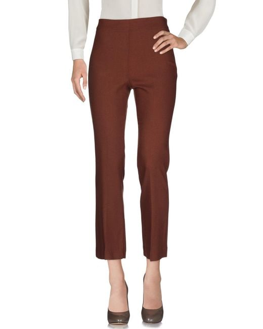 Manila Grace Brown Trouser