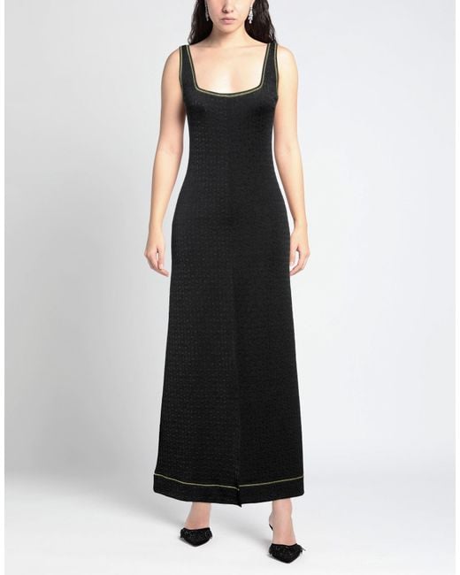 Ganni Black Maxi Dress